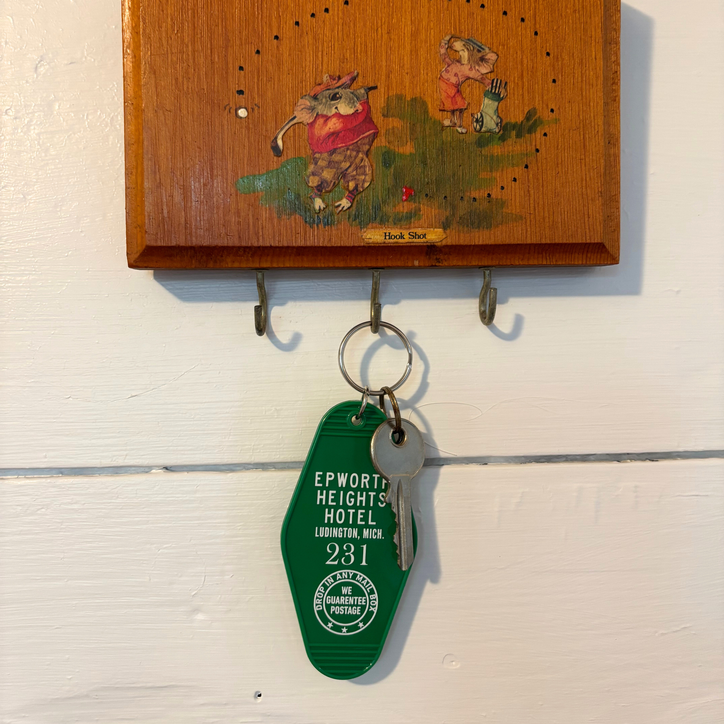 Vintage Epworth Mailbox Keychain