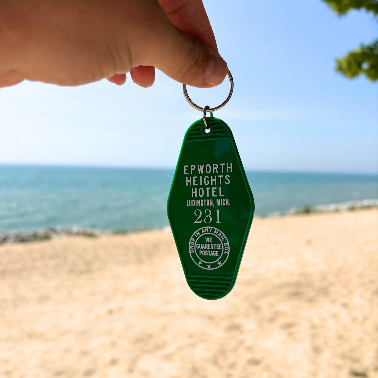 Vintage Epworth Mailbox Keychain
